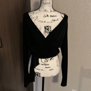 Short (to waist) tops with wrap around sash.